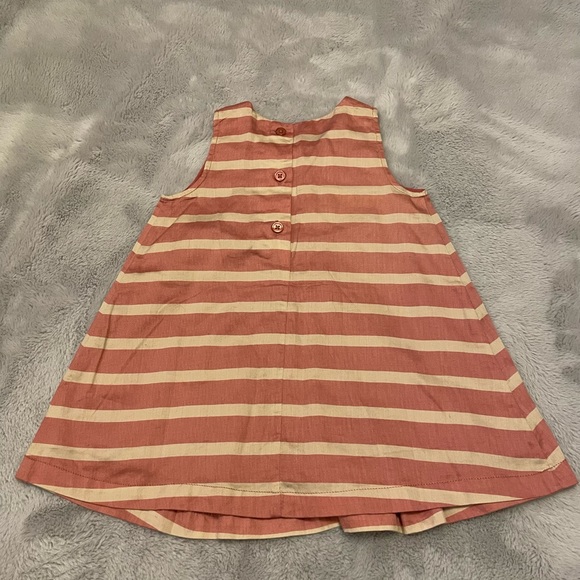 Like New 12-18 M Pink Striped Boden Dress - Picture 3 of 3